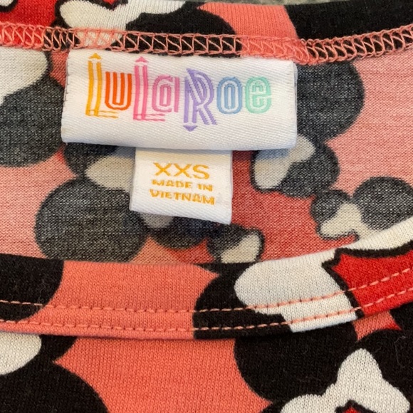 LuLaRoe Minnie Mouse Disney dress size XXS - Picture 2 of 10